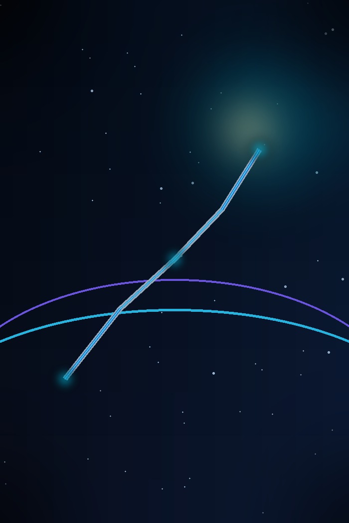 Abstract frontier discovery visualization